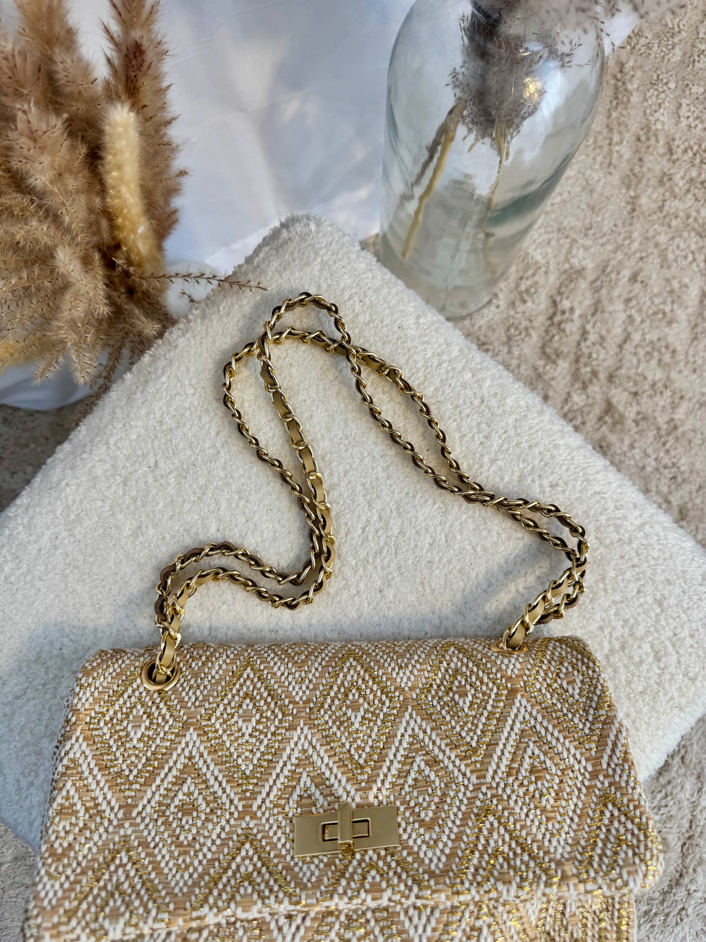 Sac Candice doré