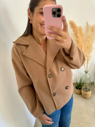 Veste trench Camel