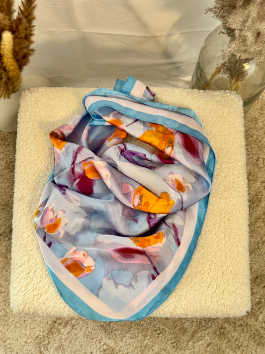 Foulard bleu
