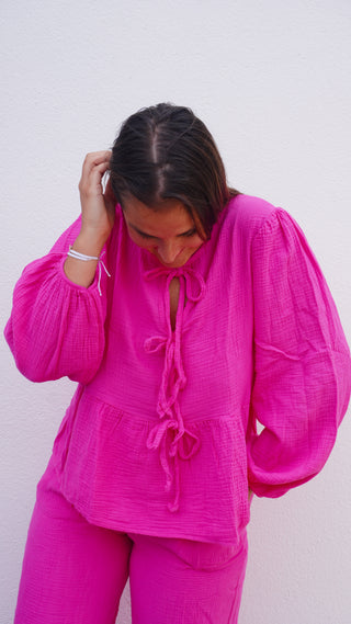 Blouse Cassandra rose fuschia