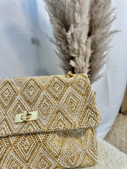 Sac Candice doré