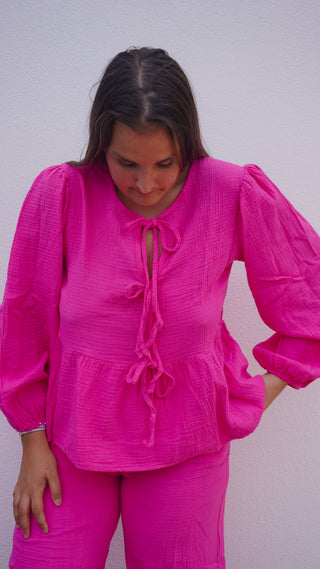 Blouse Cassandra rose fuschia