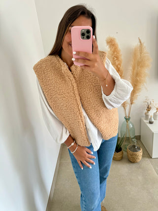 Gilet Lia Camel