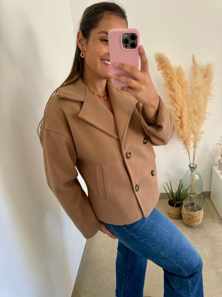 Veste trench Camel