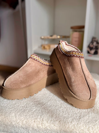 Mules taupe