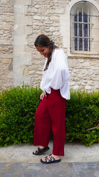 Pantalon Romane Bordeaux