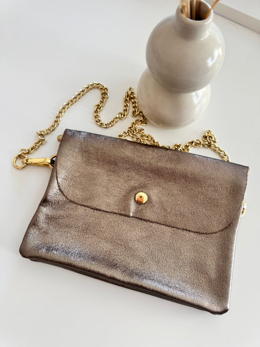 Pochette cuir